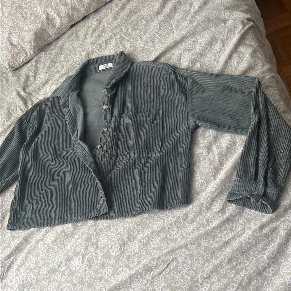 Women’s Green Corduroy Jacket
